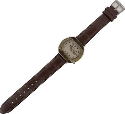 Vintage 1973 Accutron Woody Men's Tuning Fork Wristwatch