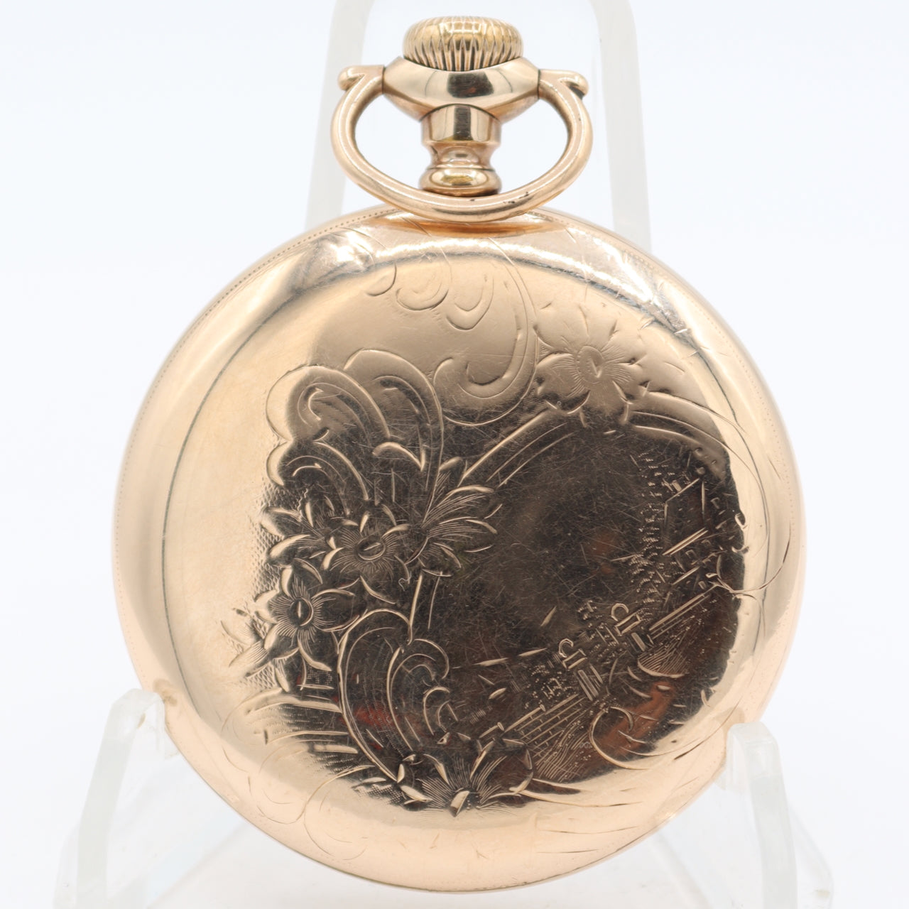 Antique 1922 Illinois 21j Railroad Pocket Watch Bunn Special 25 Year GF USA