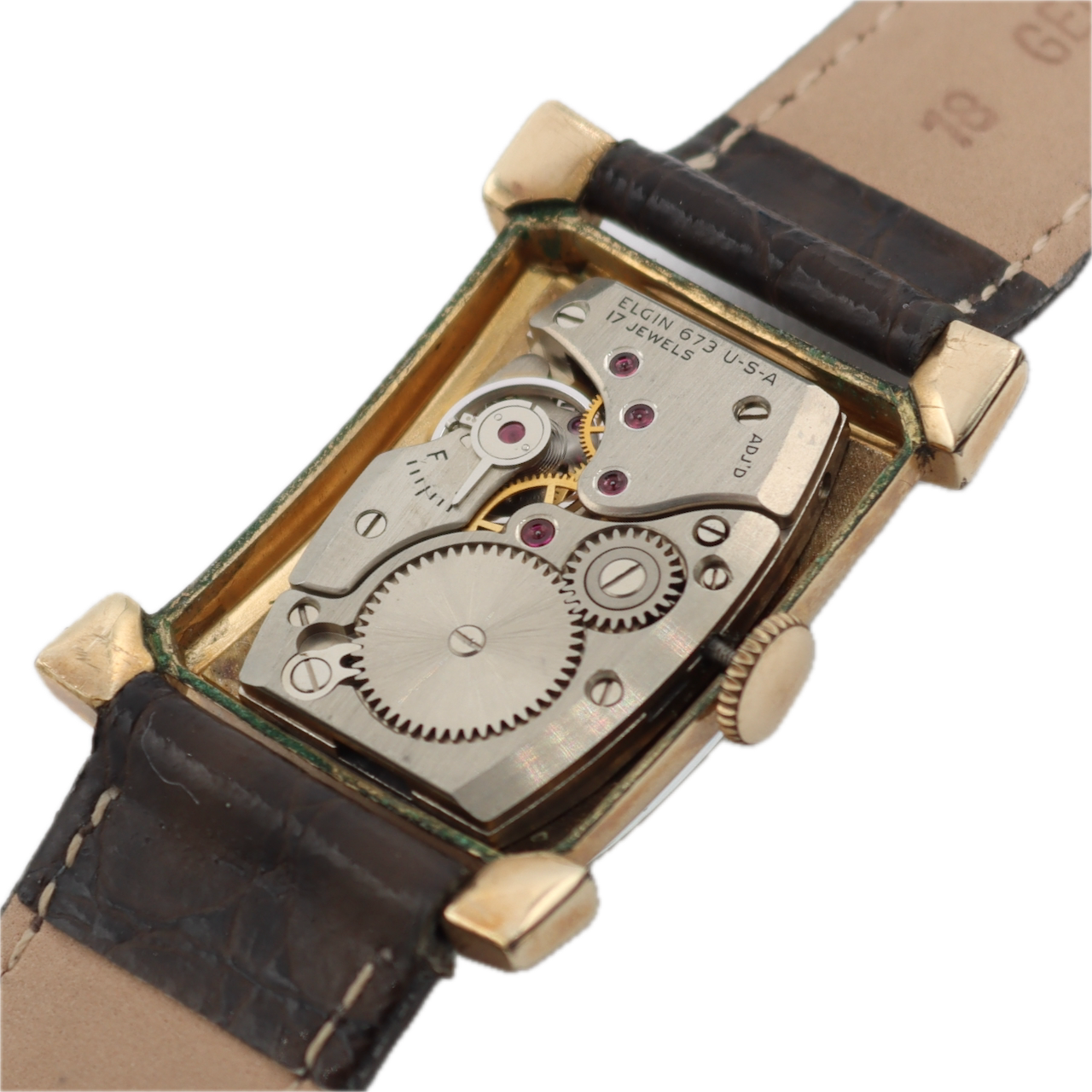 Vintage Elgin 6529 Ardmore 17 Jewel Men's Mechanical Wristwatch 673 USA 10k RGP