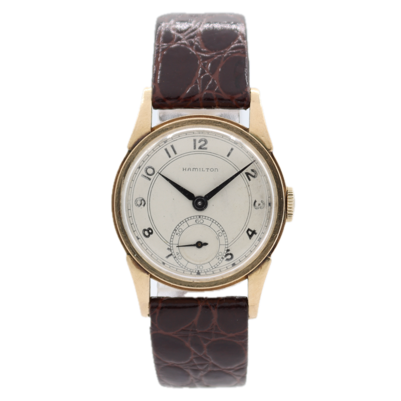 Vintage 29mm Hamilton 17 Jewel Men's Mechanical Wristwatch 987A 10k GF fRepair