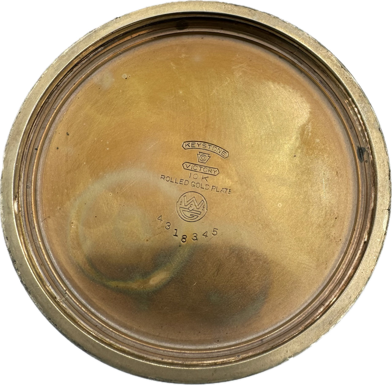 Antique 16S Waltham Up Down Wind Indicator Railroad Pocket Watch Vanguard