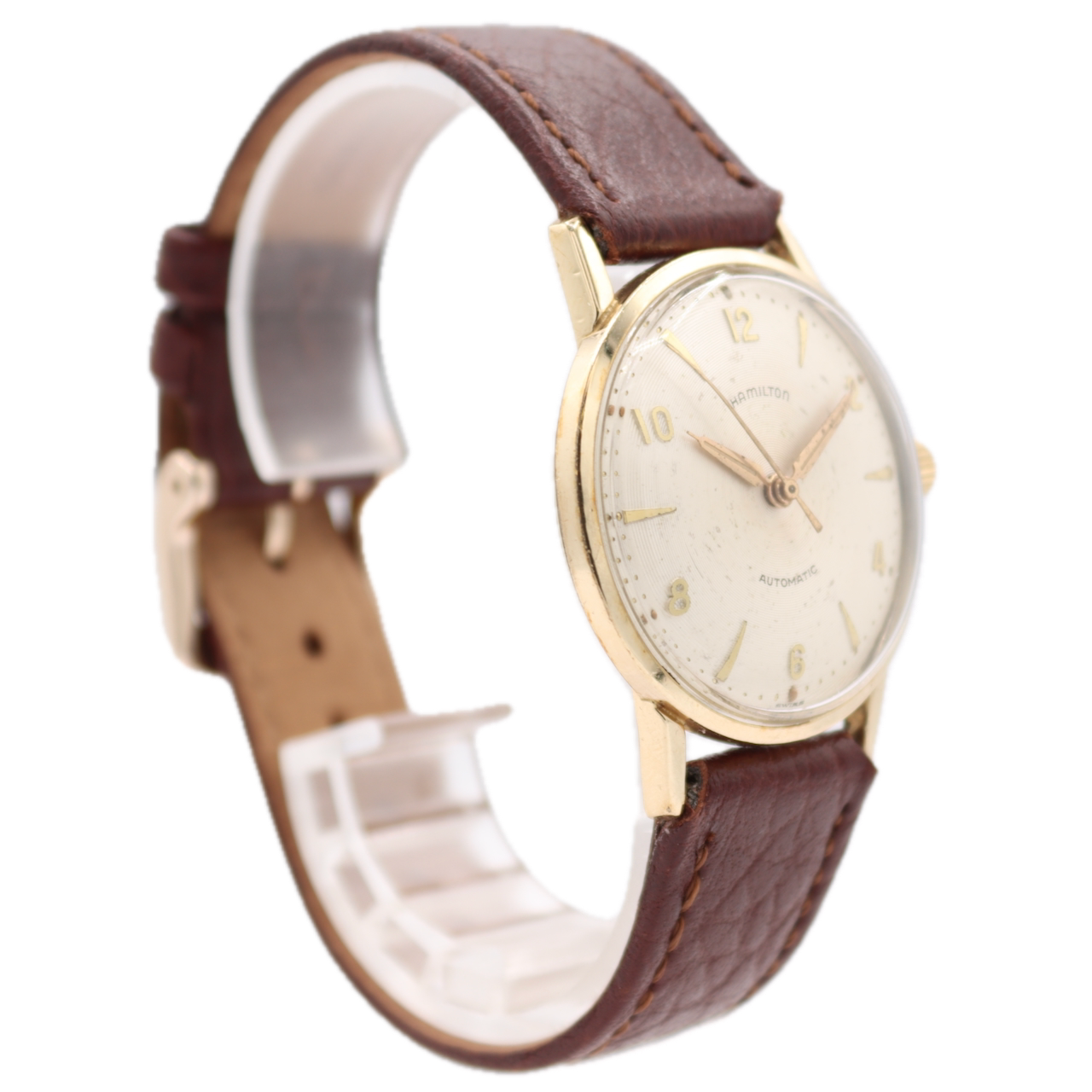 33mm 1959 Hamilton Accumatic VI Men's Automatic Wristwatch 672 Swiss 10k RGP