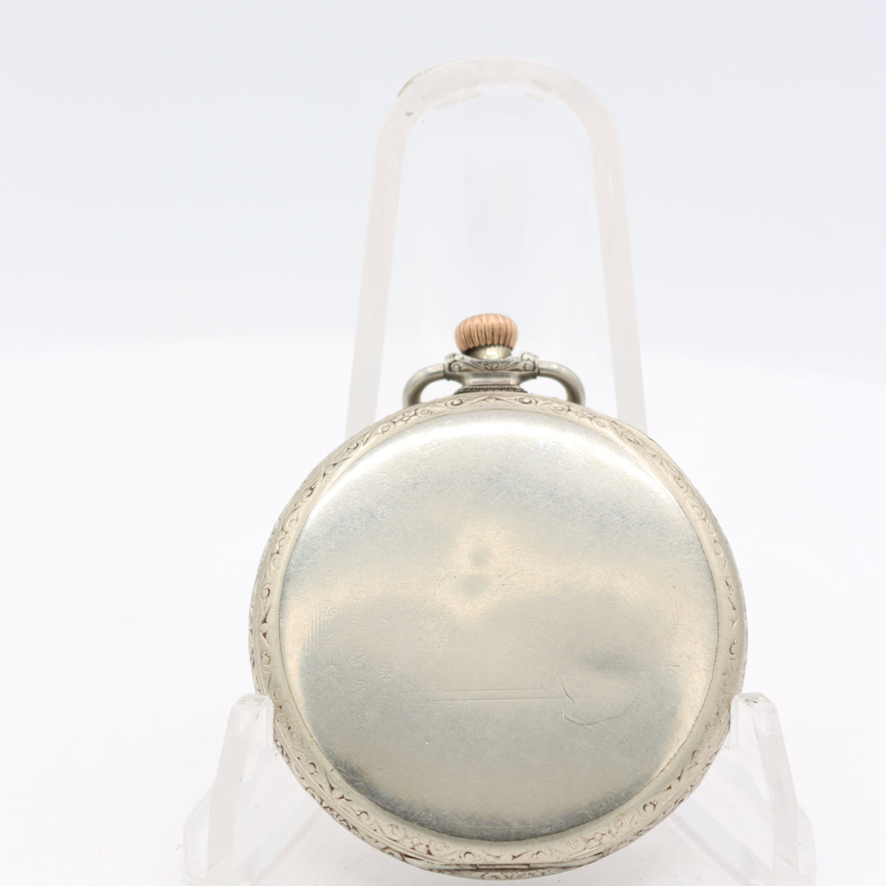 Antique 12s 1920 South Bend 19 Jewel Pocket Watch 429 14k White GF