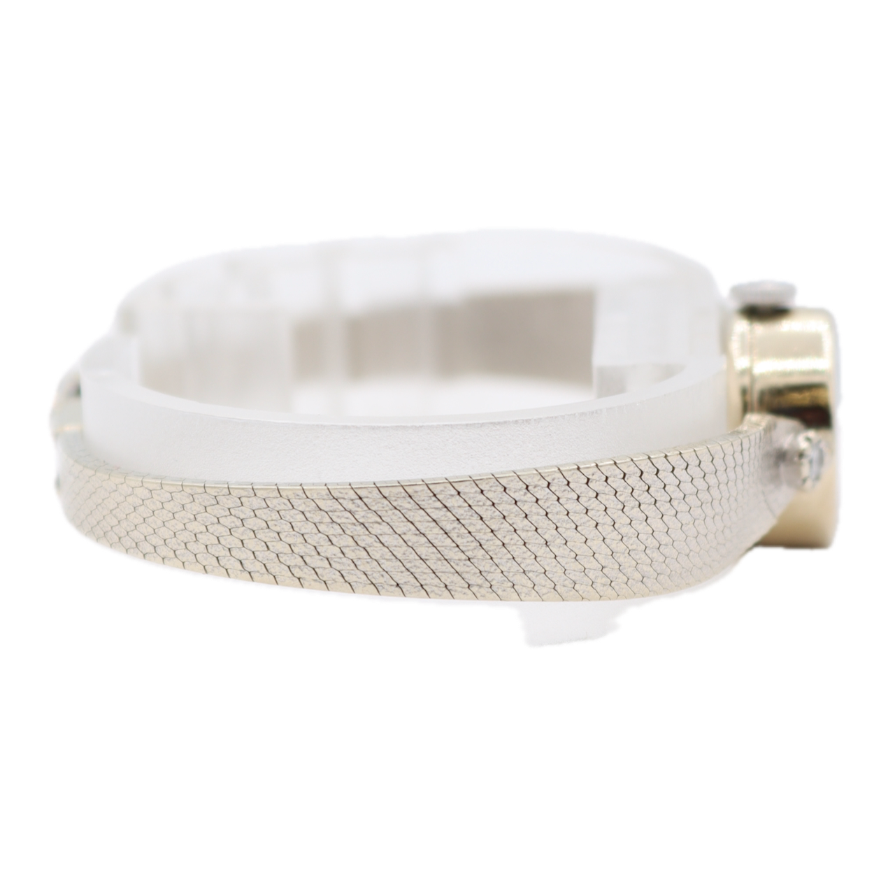 Vintage 15mm Rolex Diamonds Ladies Mechanical Wristwatch 14k White Gold W/Box