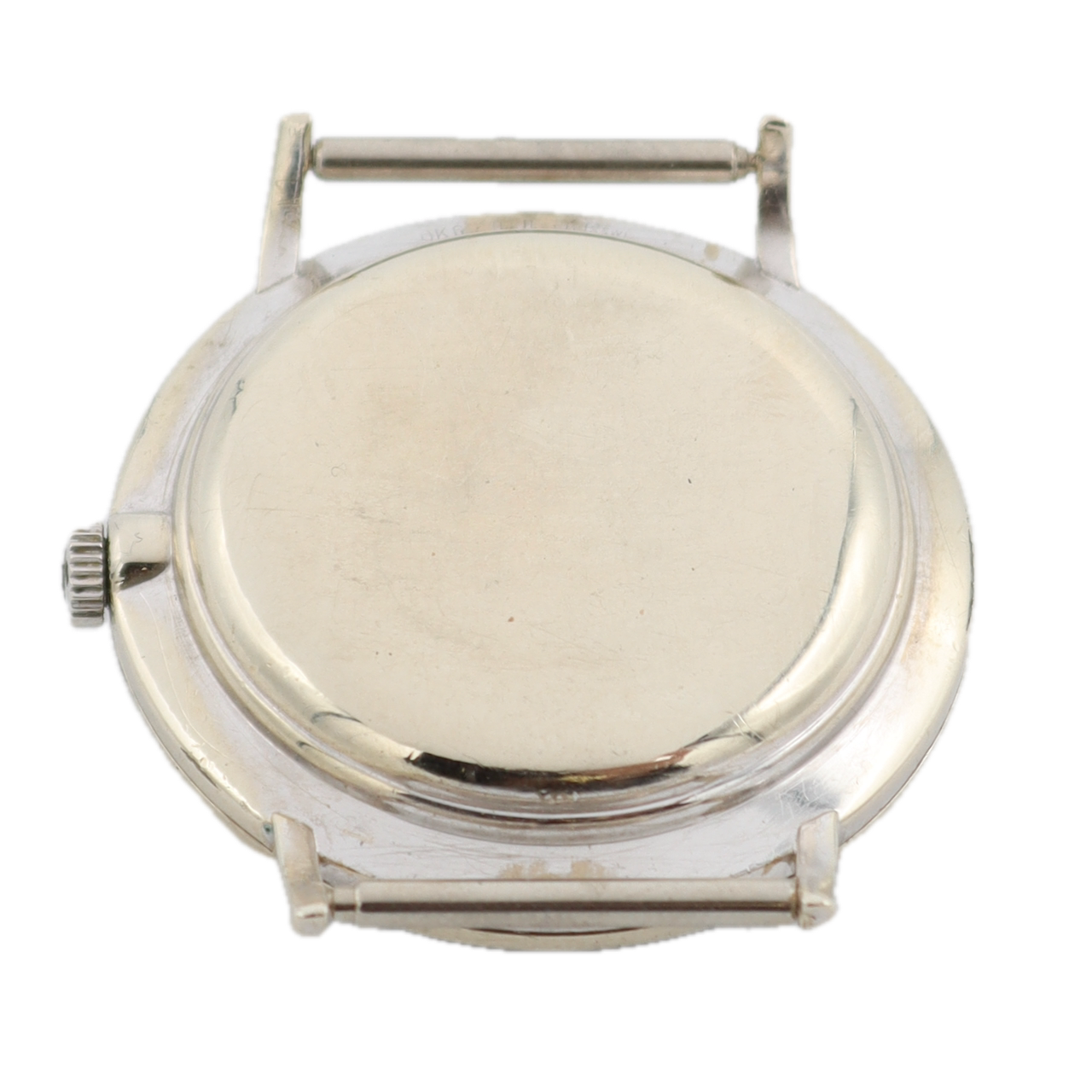 Vintage 1957 Longines 1023 Dark Brown Dial Men's Automatic Wristwatch 19AS Swiss