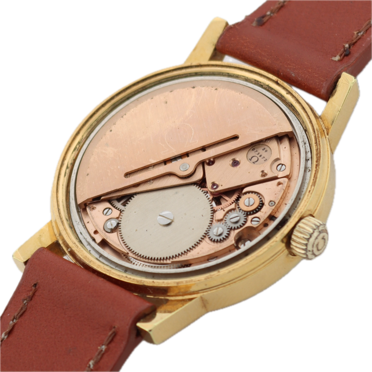 Vintage 1975 Omega 166.0117 Day Date Men's Automatic Wristwatch Gold Plated