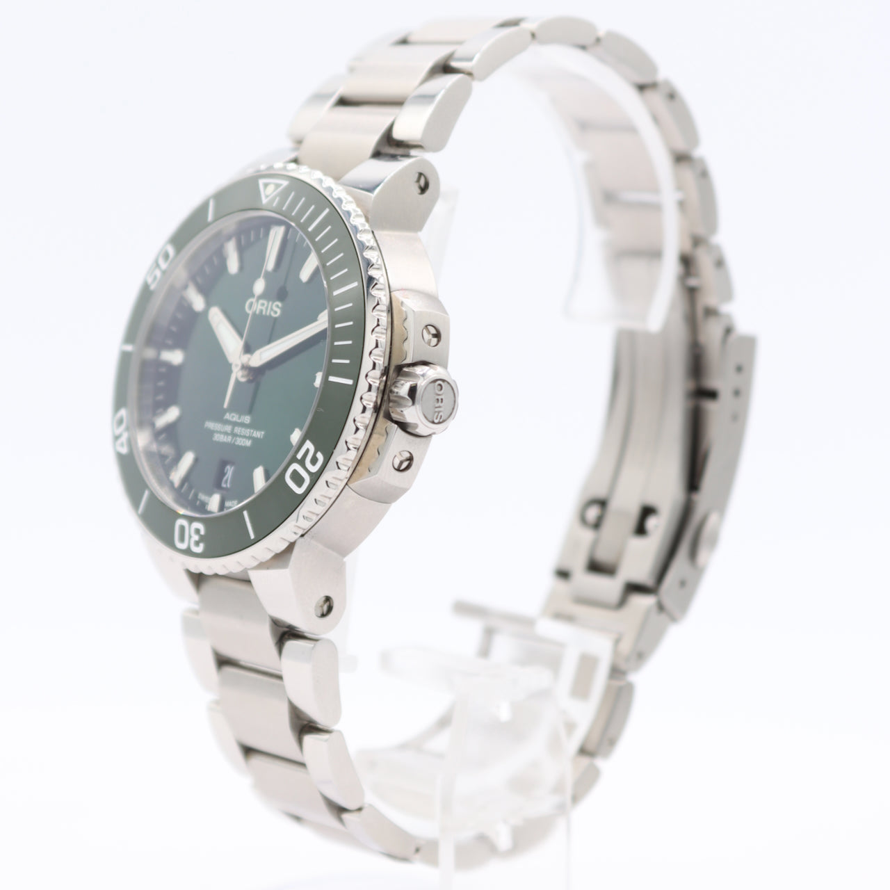 Oris Aquis Date Green 5974.01.733.7732.4157-07.8.21.05PEB