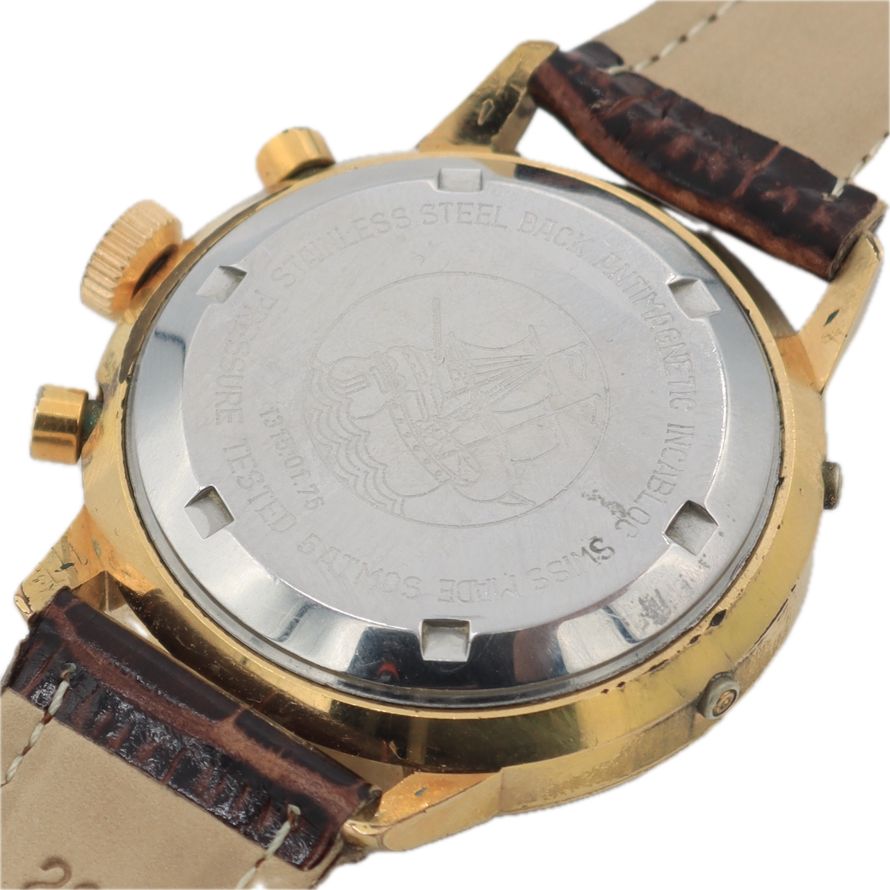 Vintage Wakmann Triple Date Men's Chronograph Wristwatch Valj. 730 Serviced