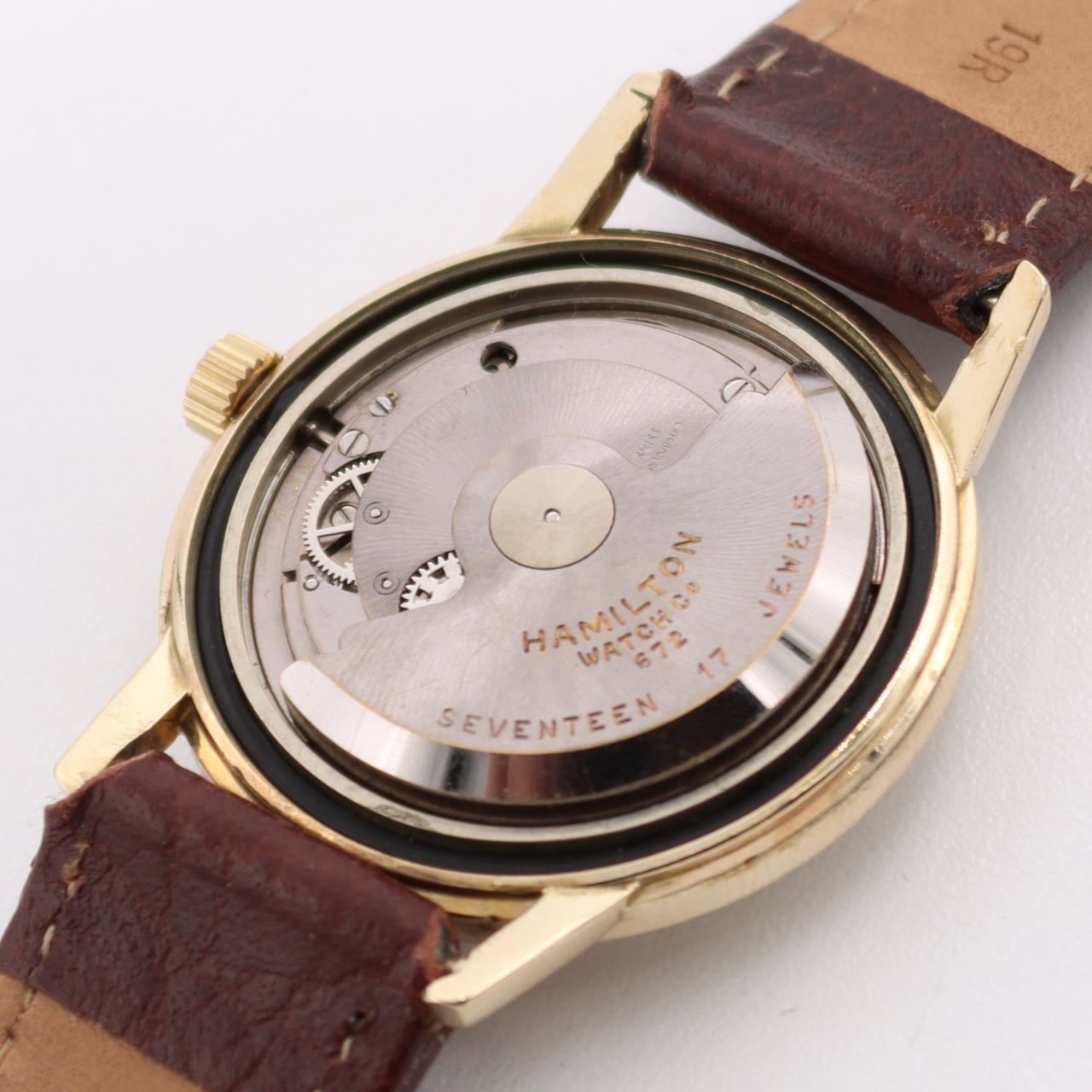 33mm 1959 Hamilton Accumatic VI Men's Automatic Wristwatch 672 Swiss 10k RGP