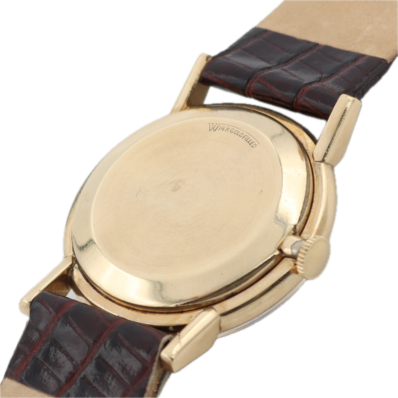 Vintage Lord Elgin 7618-YSB Continental Men's Mechanical Wristwatch 718 14k GF