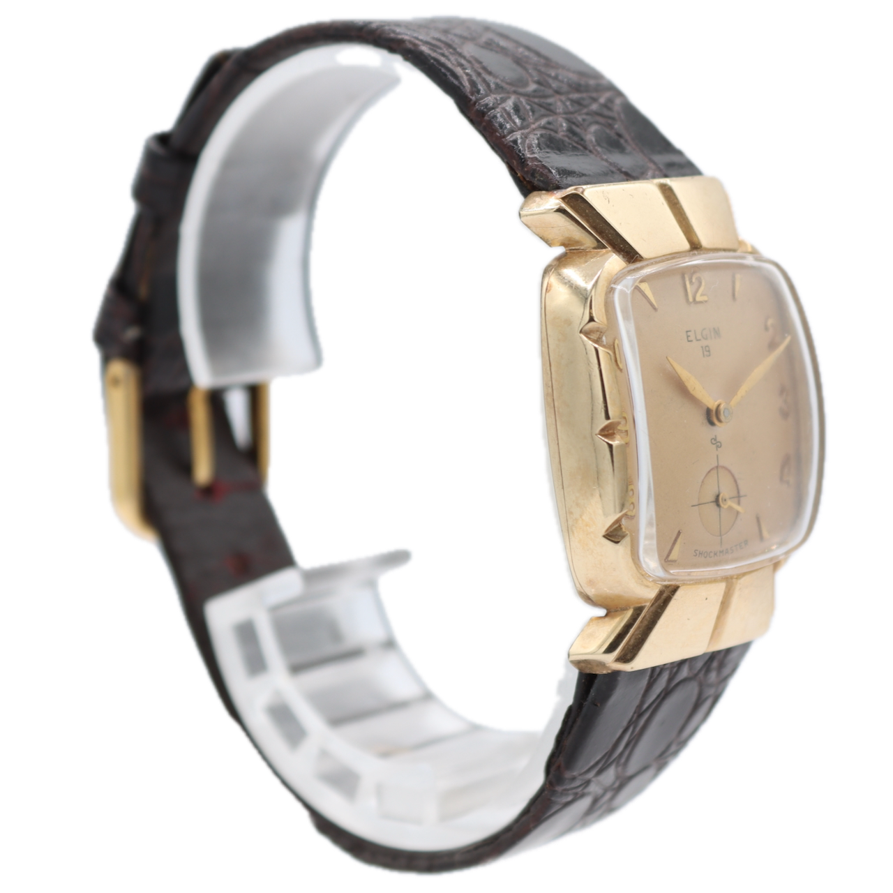 Vintage Elgin 8605 Gardner 21 Jewel Men's Mechanical Wristwatch 713 USA 10k GF