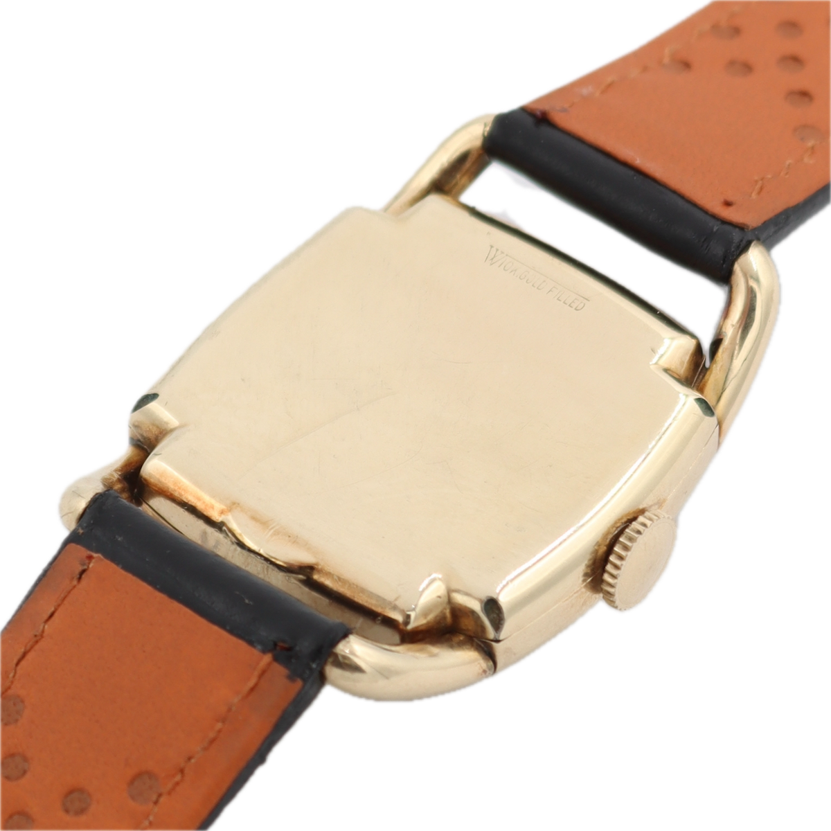 Vintage 27mm Hamilton Dodson 17 JMen's Mechanical Wristwatch 987A 10k GF