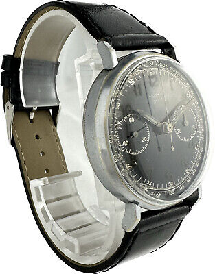 Vintage Rona Sport Military WW2 Men's Chronograph Wristwatch Angelus 215 Runs