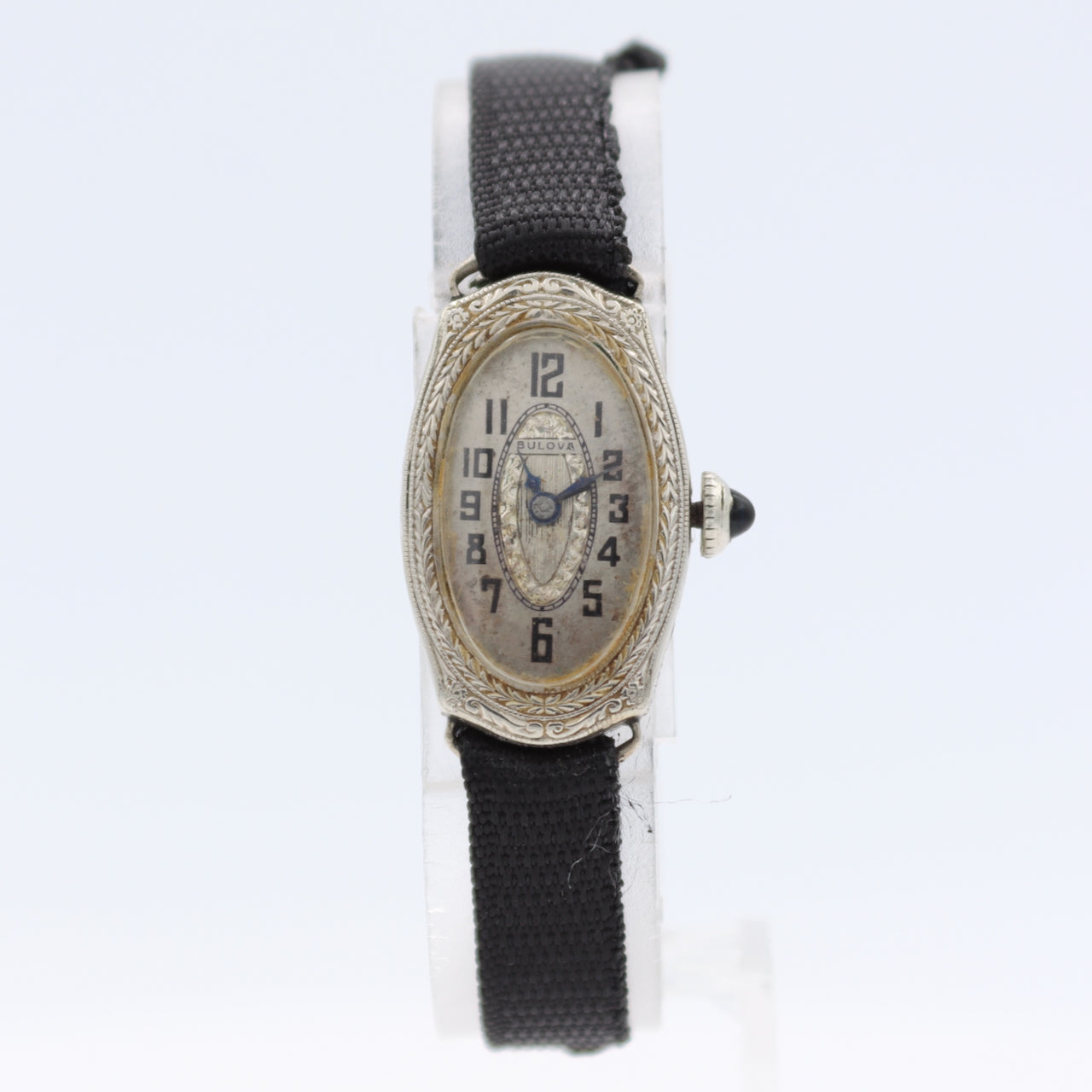 Vintage 16mm 1931 Bulova Art Deco Men's Mechanical Wristwatch 6P Swiss 14k GF