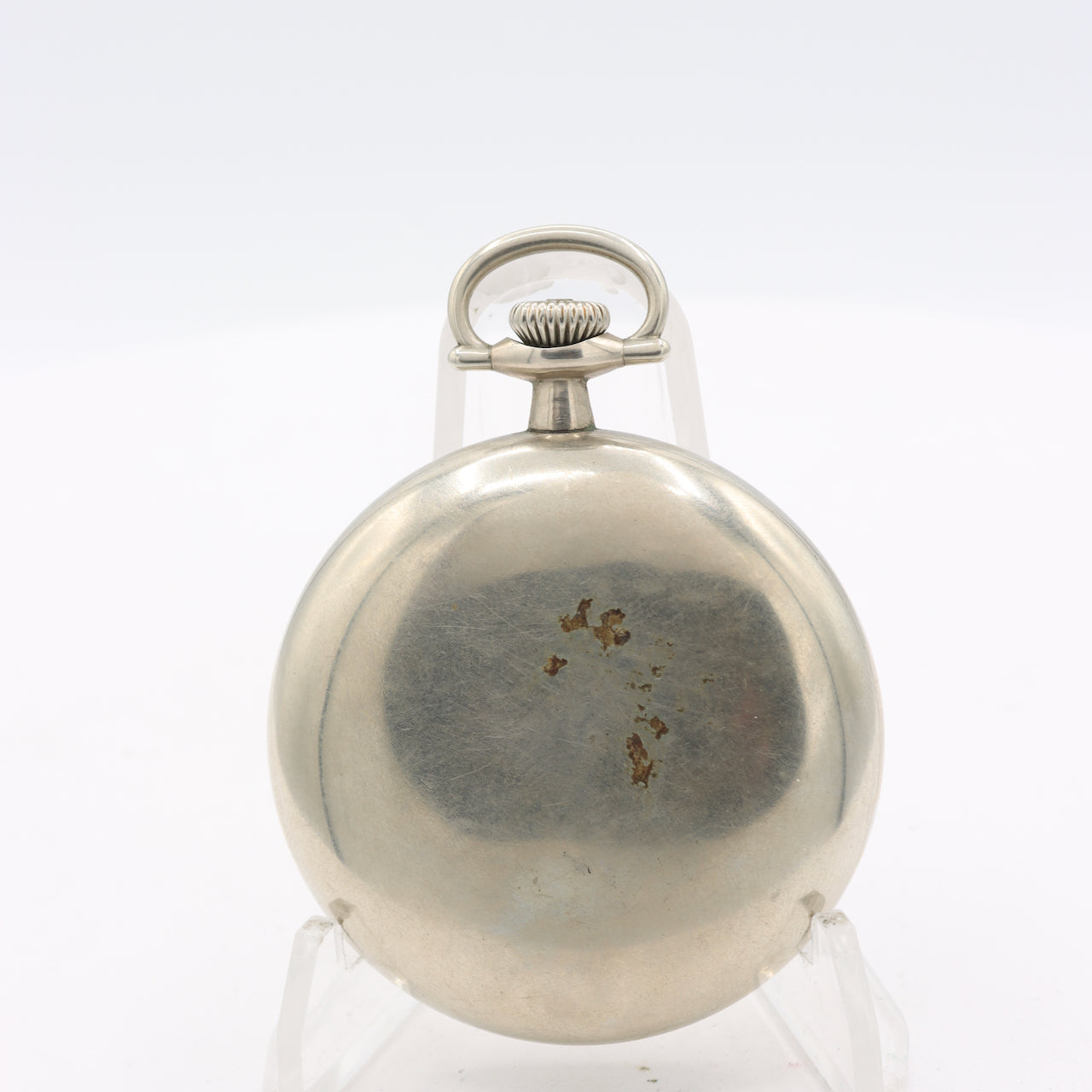 Antique 18S Waltham 15Jewel Mechanical Open Face Pocket Watch No. 81 Nickeloid