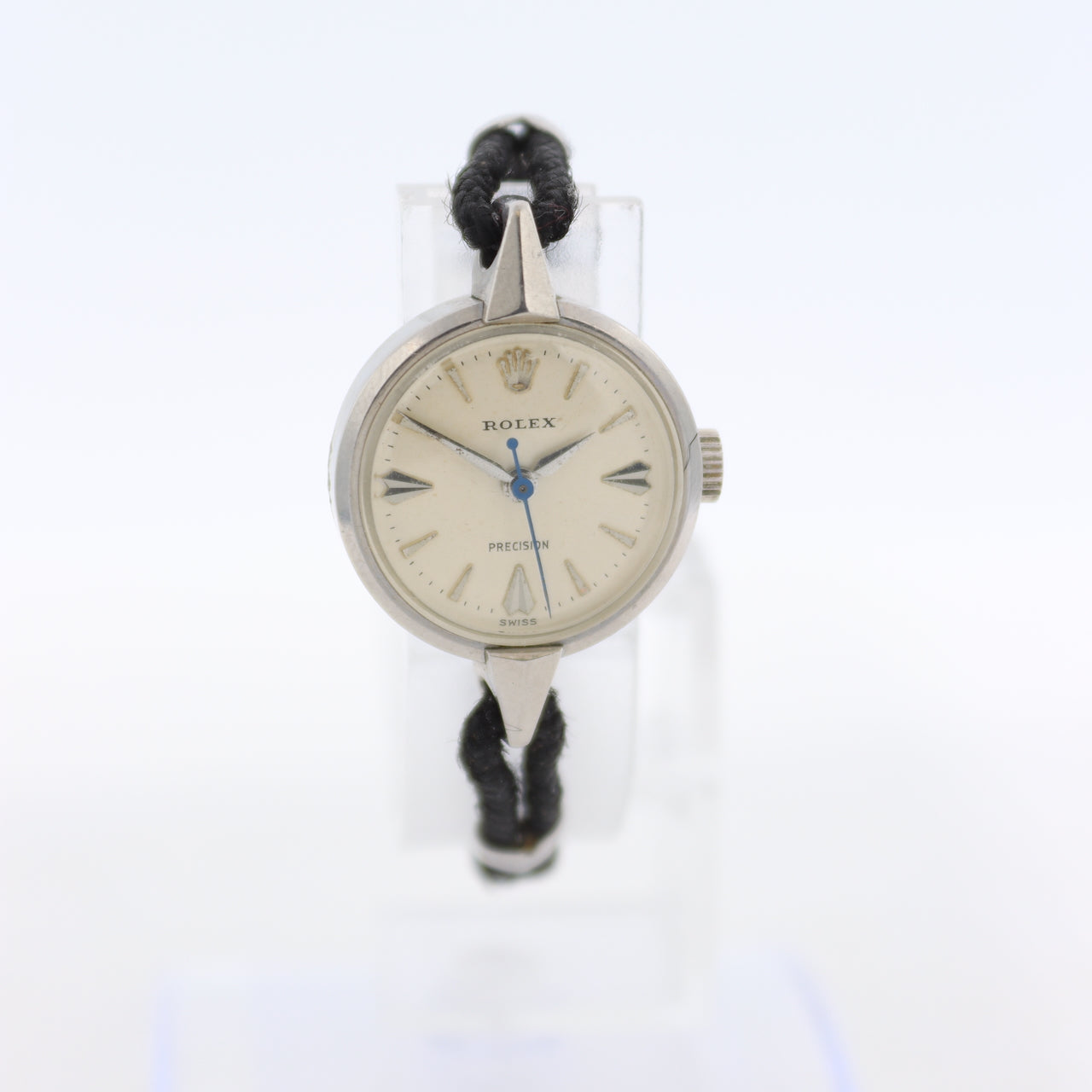 Vintage 20mm Rolex 9301 Precision Ladies Mechanical Wristwatch 131 Steel Runs