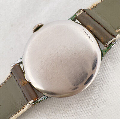 Vintage Elgin Military 15 Jewel Men's Mechanical Wristwatch 554 USA w Star Dial