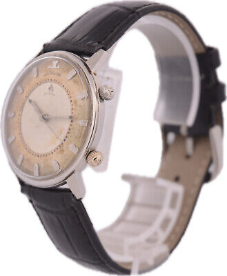 Vintage LeCoultre 2677-910/911 Memovox Men Mechanical Wristwatch K910 Steel USA