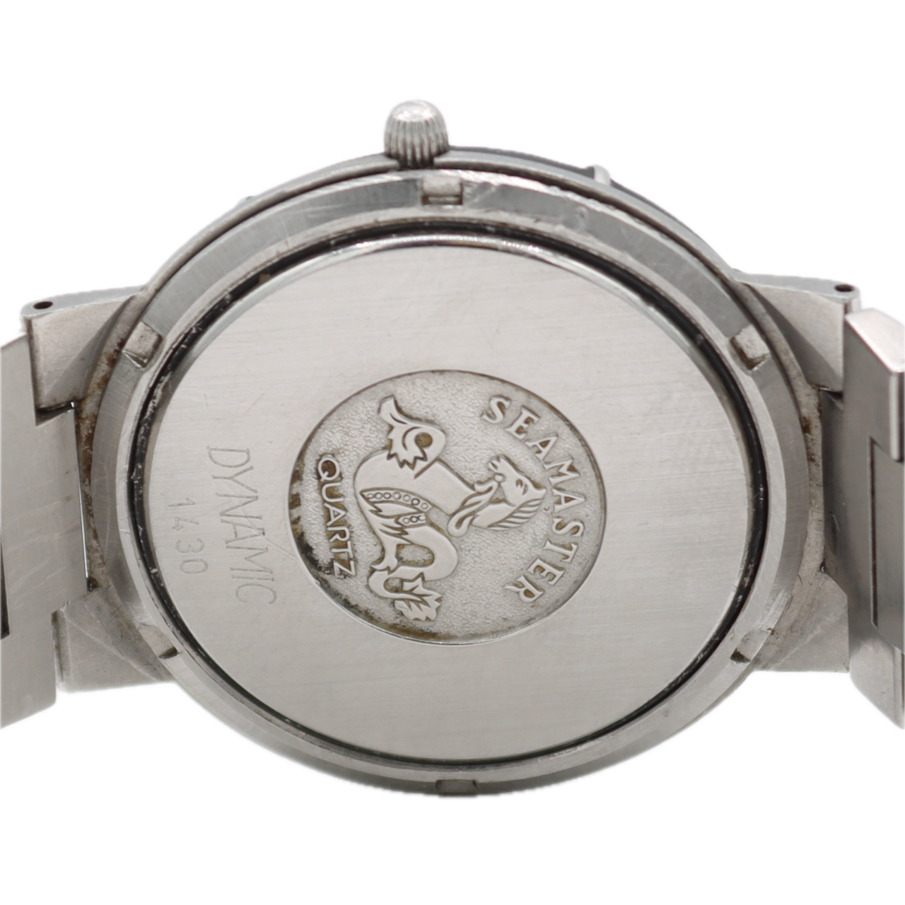 Vintage Omega Seamaster Dynamic Men's Quartz Wristwatch 1430 Swiss Steel Spider