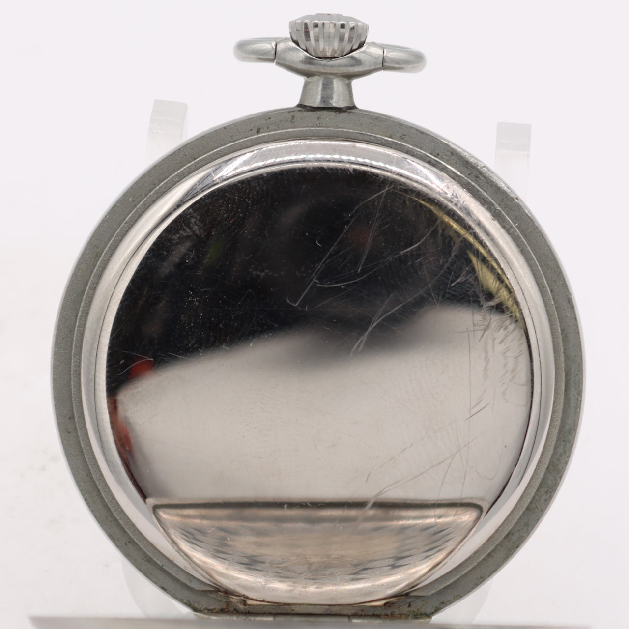 Vintage 48mm 1945 Longines Military Style Mechanical Pocket Watch 37.93 Steel