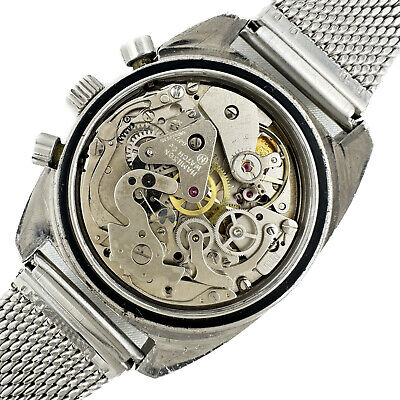 Vintage Hamilton Big Eye 647001-3 Men's Chronograph Wristwatch Valjoux 7733