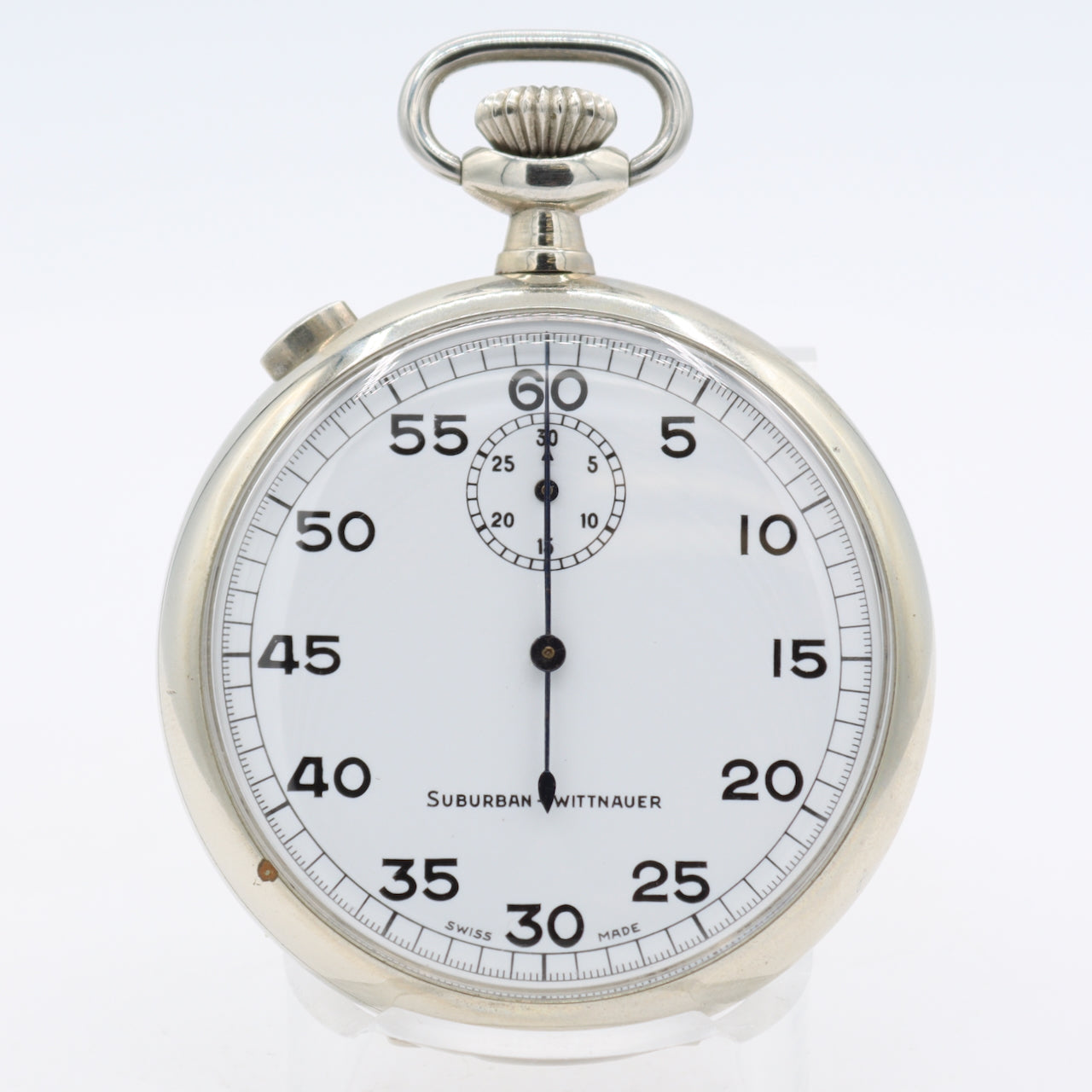 Antique 50mm Wittnauer Suburban Split Second of US Military Stop Watch Swiss