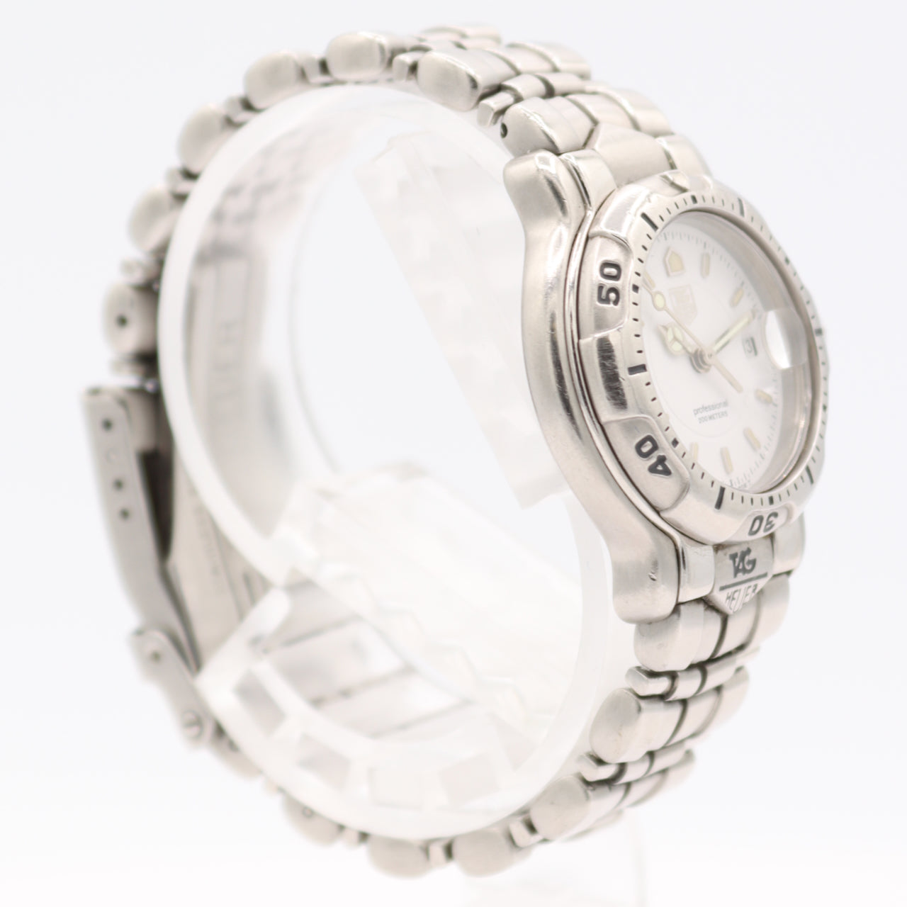 28mm Tag Heuer WH1311 Professional 6000 Ladies Quartz Wristwatch Swiss Steel