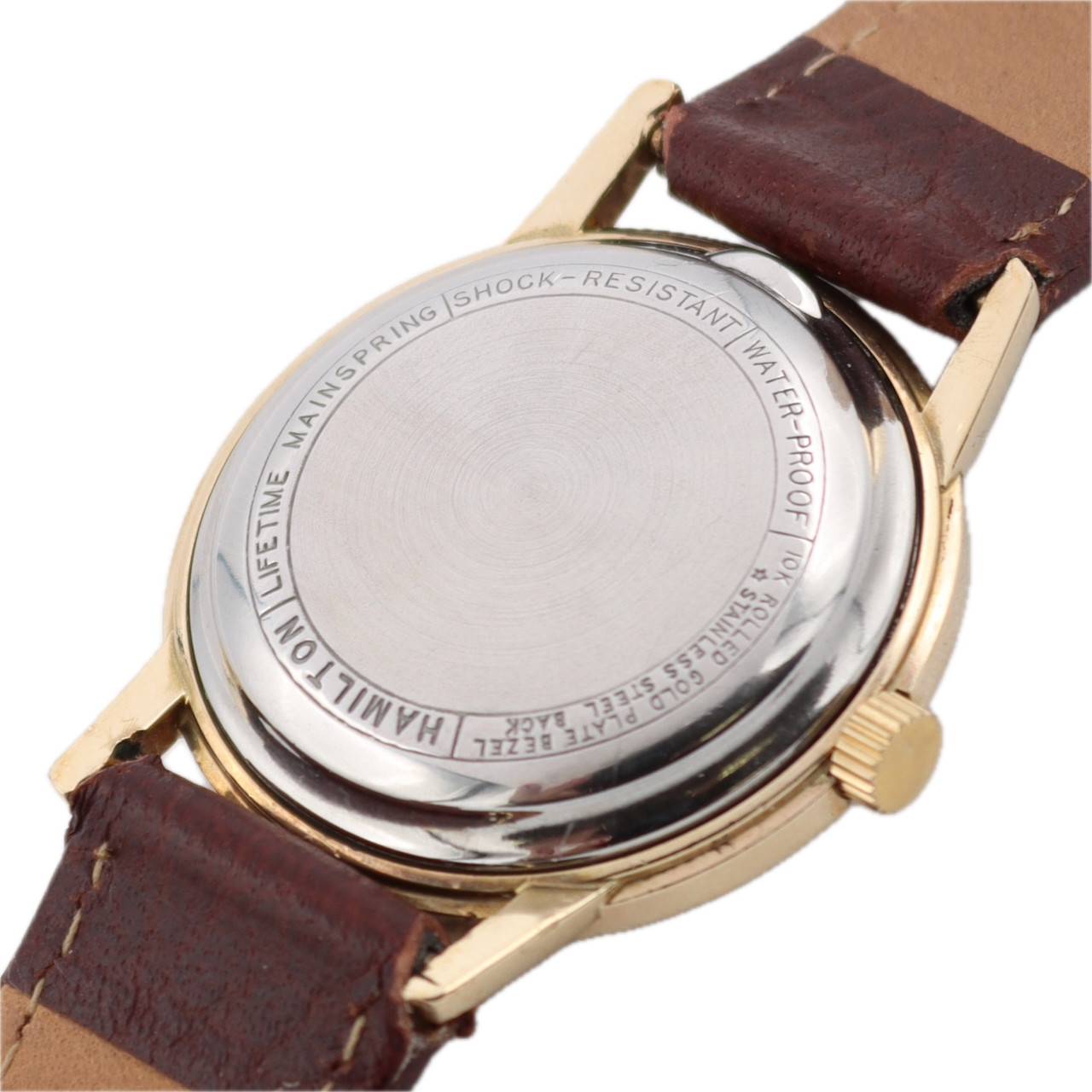 33mm 1959 Hamilton Accumatic VI Men's Automatic Wristwatch 672 Swiss 10k RGP