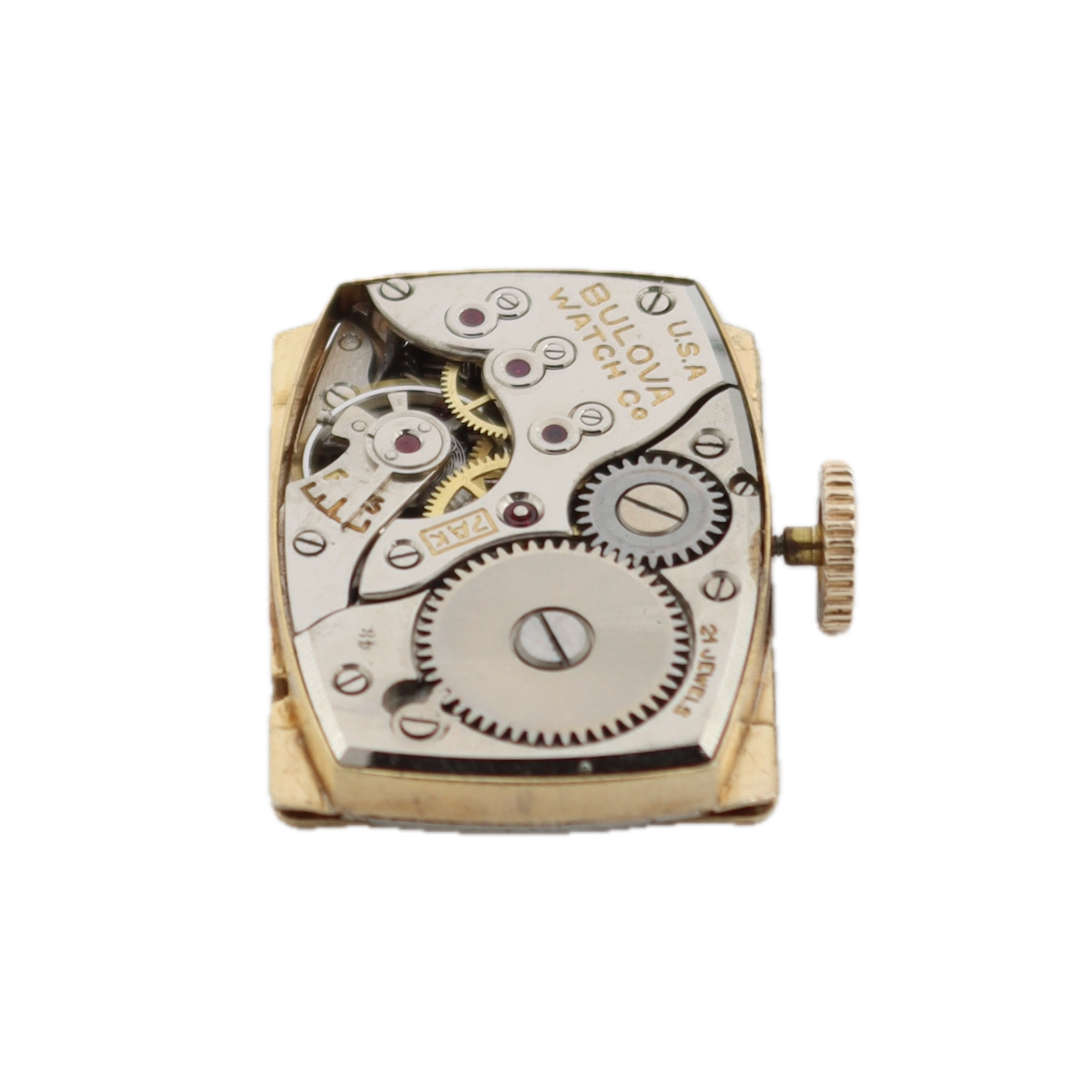 Vintage Bulova Academy Award 21 Jewel Men's Mechanical Wristwatch 7AK USA 10k GF