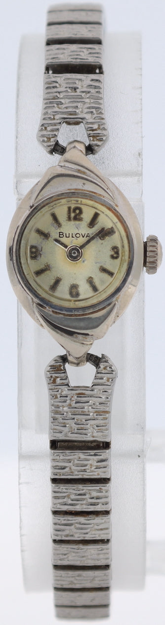 Vintage 1968 Bulova 2441 108 Cocktail Ladies Mechanical Wristwatch 5 AT USA