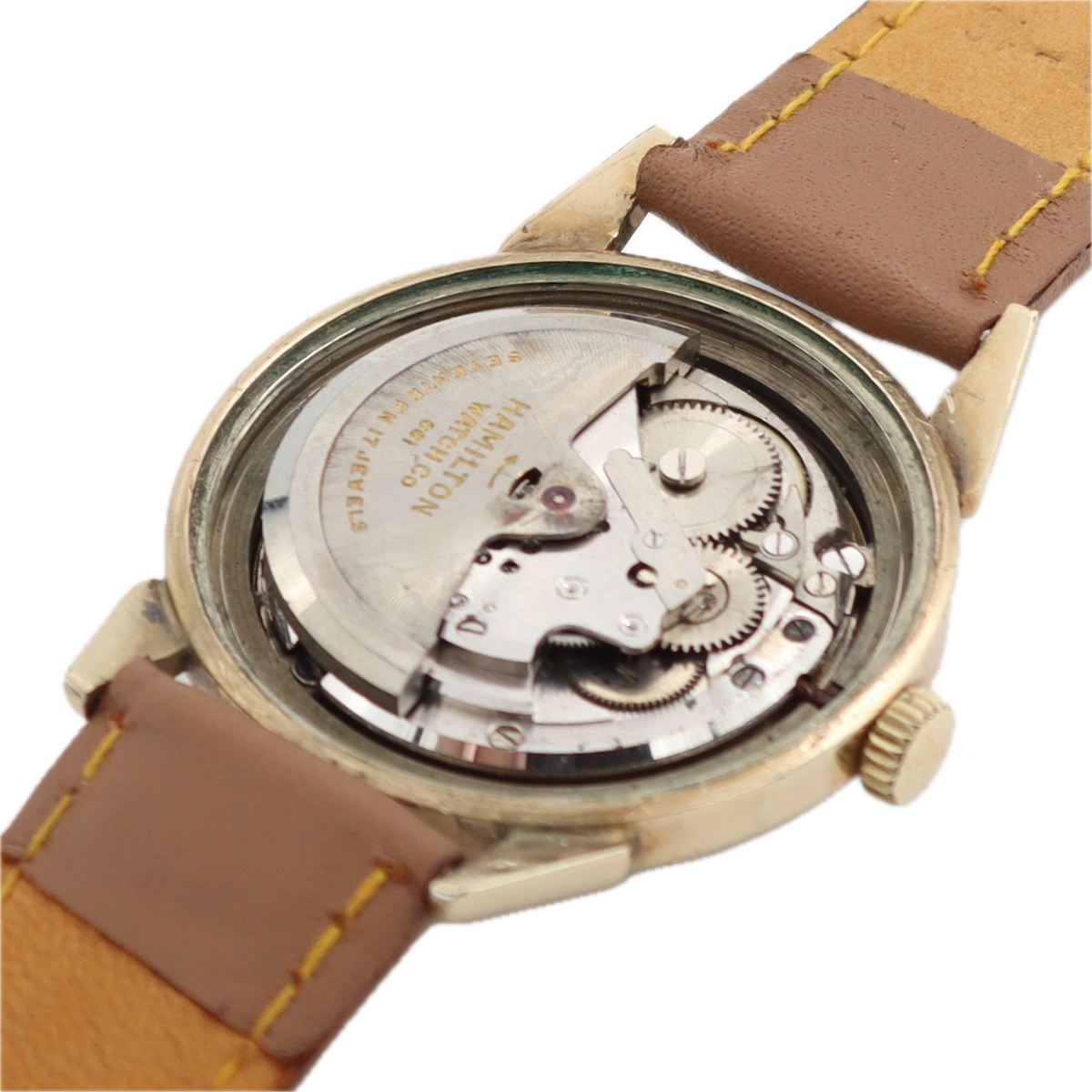 Vintage 34mm Hamilton Automatic K-451 Men's Automatic Wristwatch Steel & 10k GF