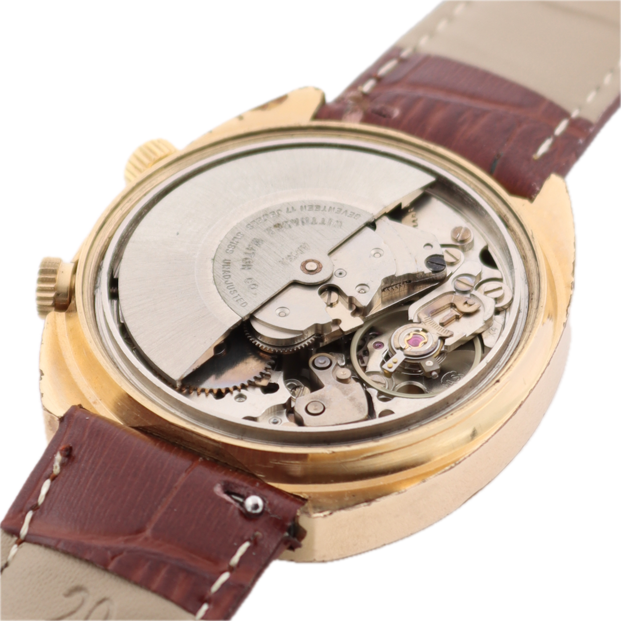 Vintage Wittnauer Day-Date Alarm 7007