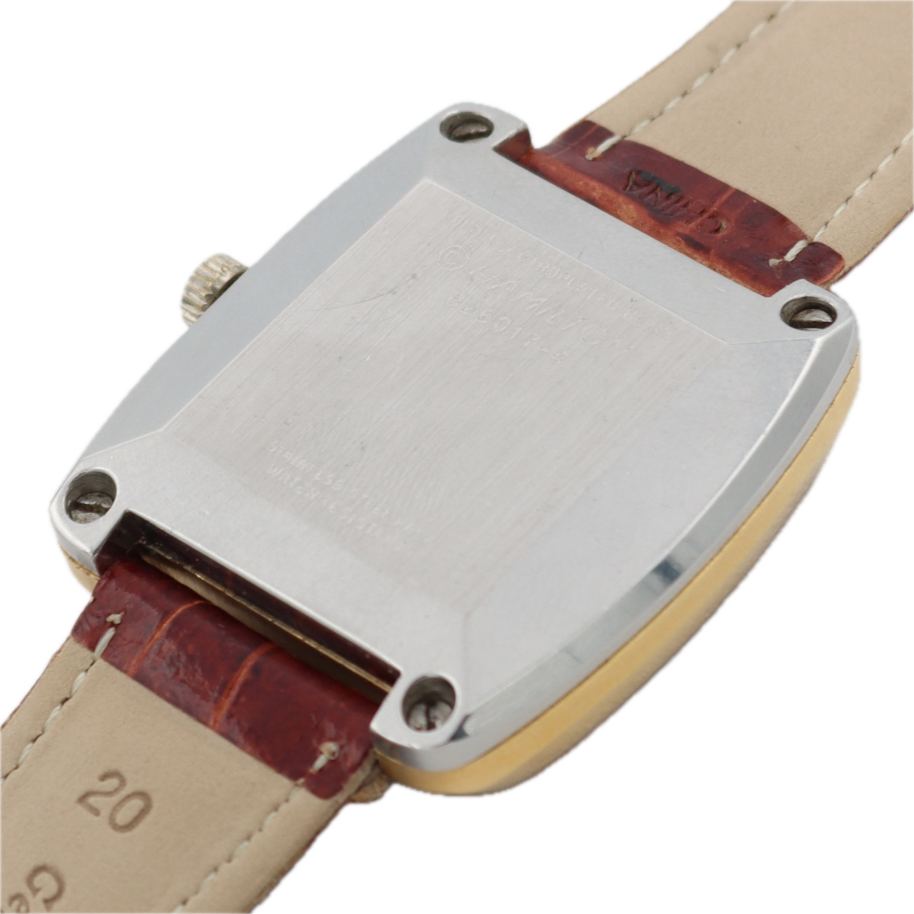 1975 Hamilton Auto Date Chadwick Men's Automatic Wristwatch 826 Swiss Gold Tone