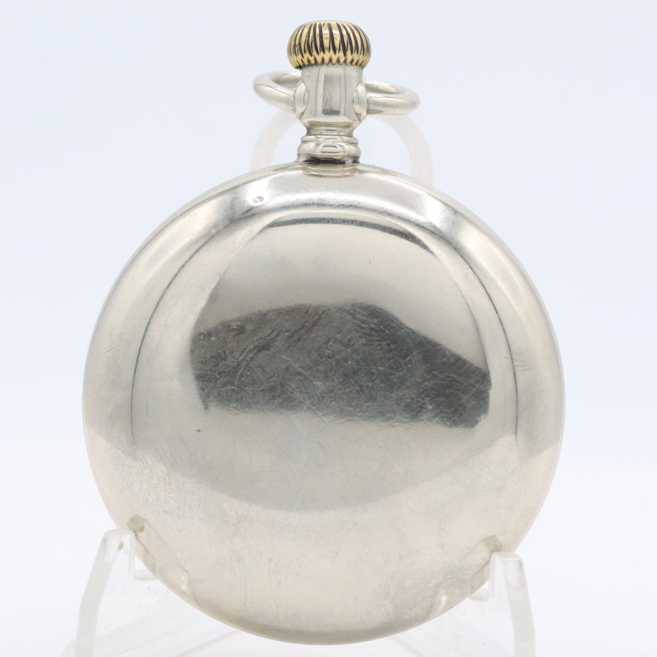 Antique 18s 1909 Waltham 7j Mechanical Pocket Watch 1 Nickel Silver USA