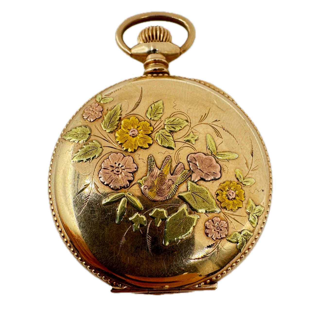Antique 6s 1900 Elgin Multicolor 15 Jewel Pocket Watch 216 Gold Filled