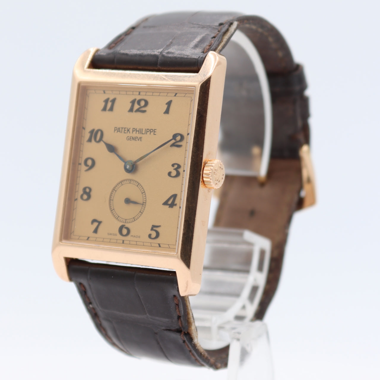 30mm Patek Phillipe 5109R Gondolo Men's Mechanical Wristwatch 215 PS Swiss 18kRG