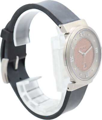 35mm TeNo no. 178 Men's Quartz Wristwatch Germany Steel w Salmon Dial