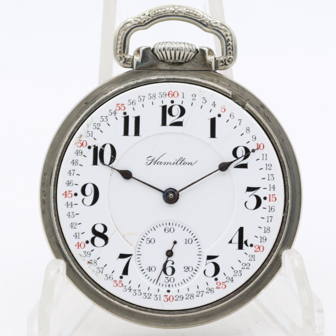 Antique 1912 Hamilton 21j Mechanical Railroad Pocket Watch 992 10k RGP USA