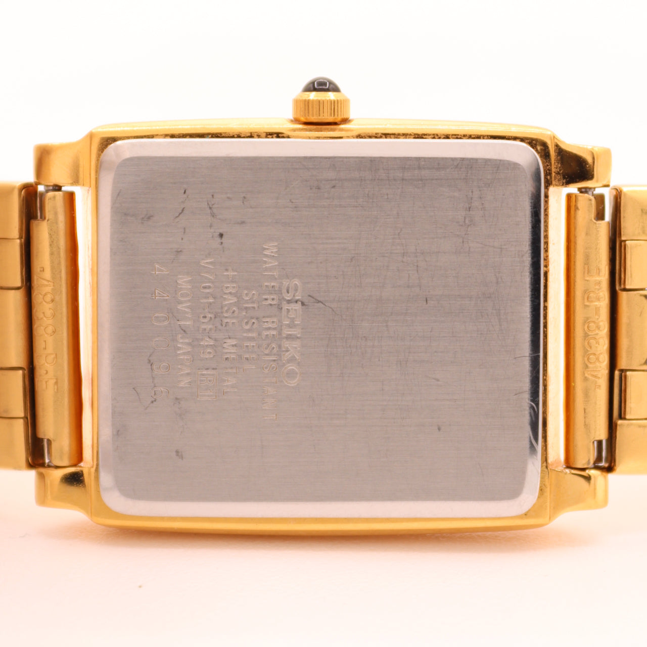Vintage Seiko Rectangular Tank Style V701-5E49