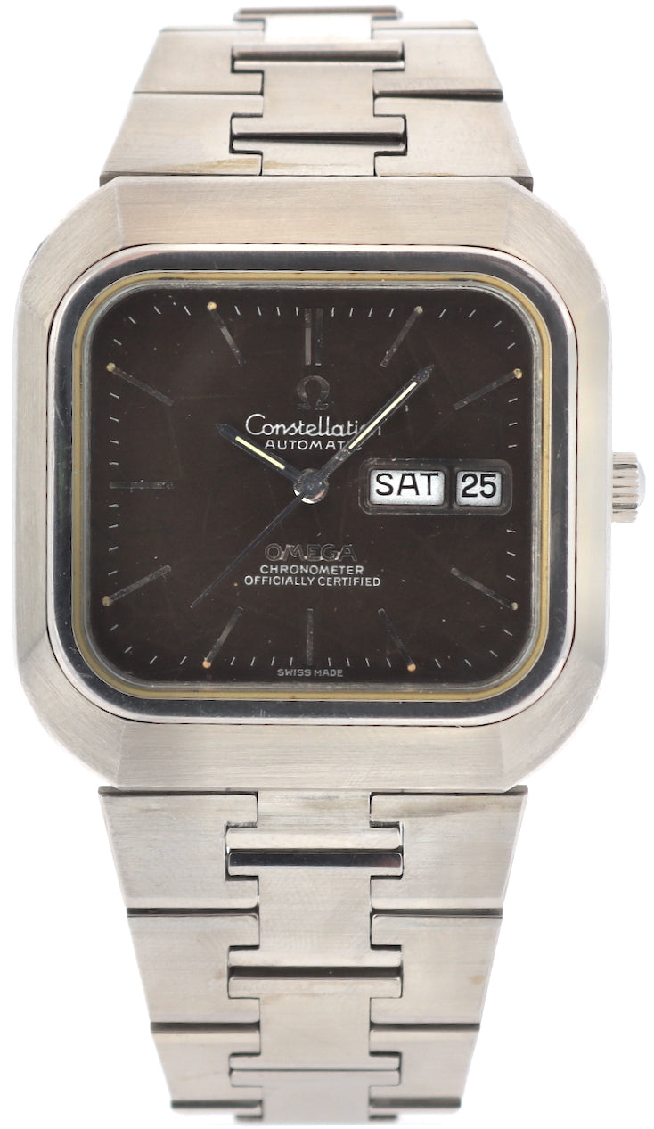 Vintage Omega 168.0062 Constellation Spider Men's Automatic Wristwatch Steel