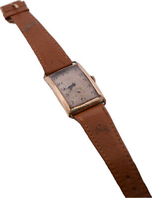 Vintage Omega Wire Lug Tank Men's Mechanical Wristwatch 23.7S T2 Gold Filled