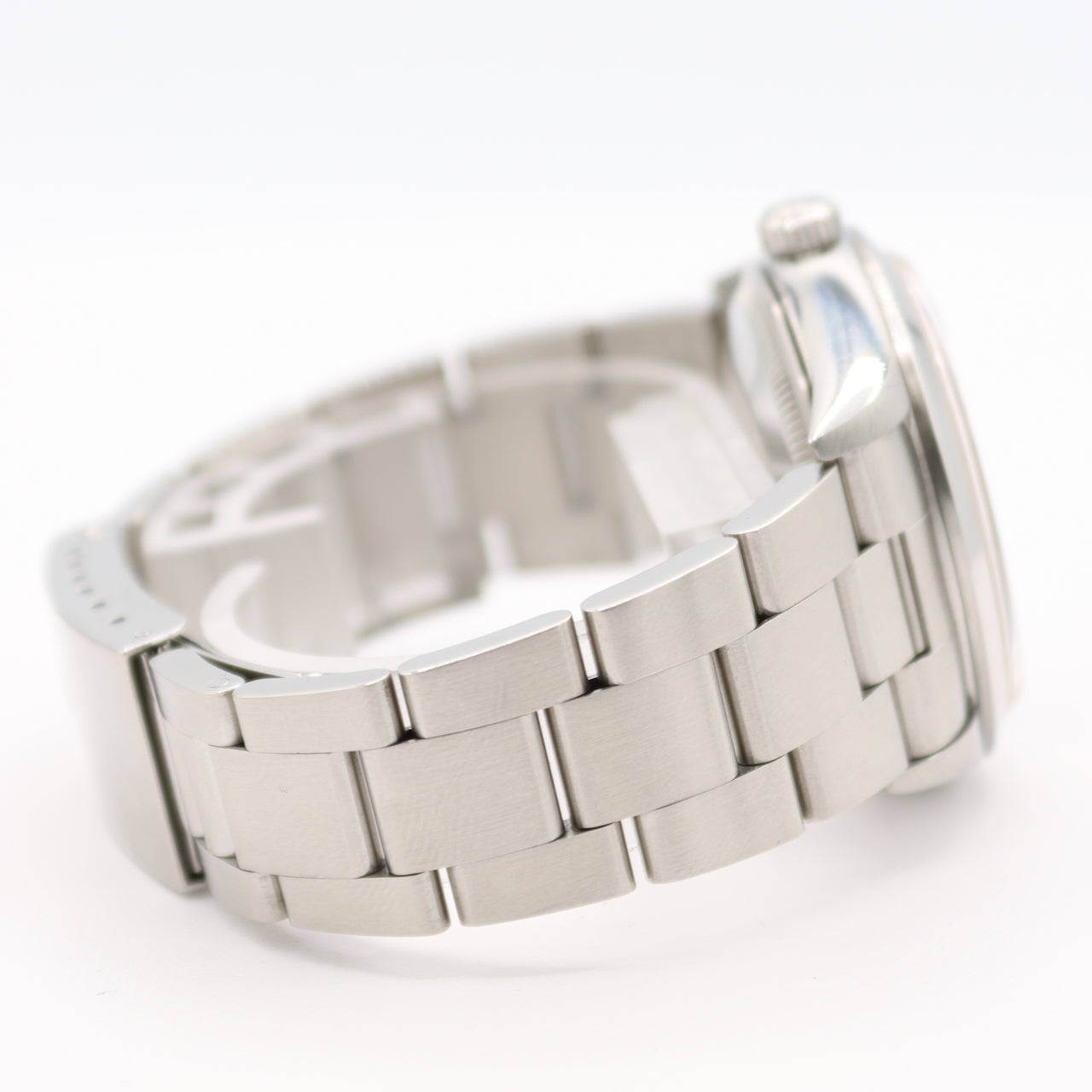 Vintage 34mm Rolex 15200 Date Salmon Explorer Dial Men's Automatic Wristwatch