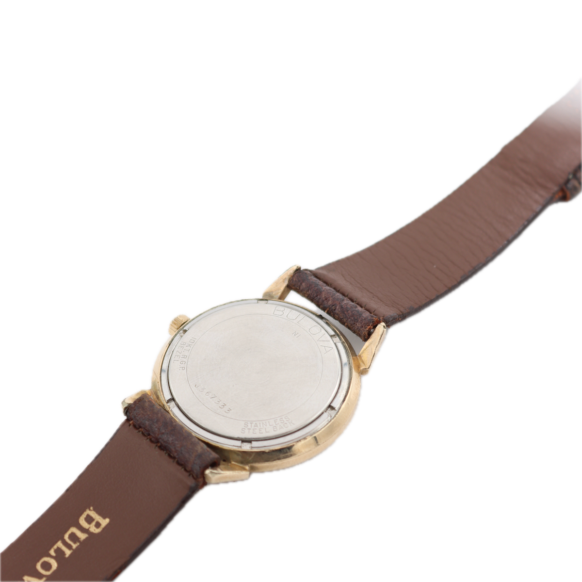 Vintage 1971 Bulova Men's Automatic Wristwatch 11 A0ACD Swiss 10k RGP & Steel