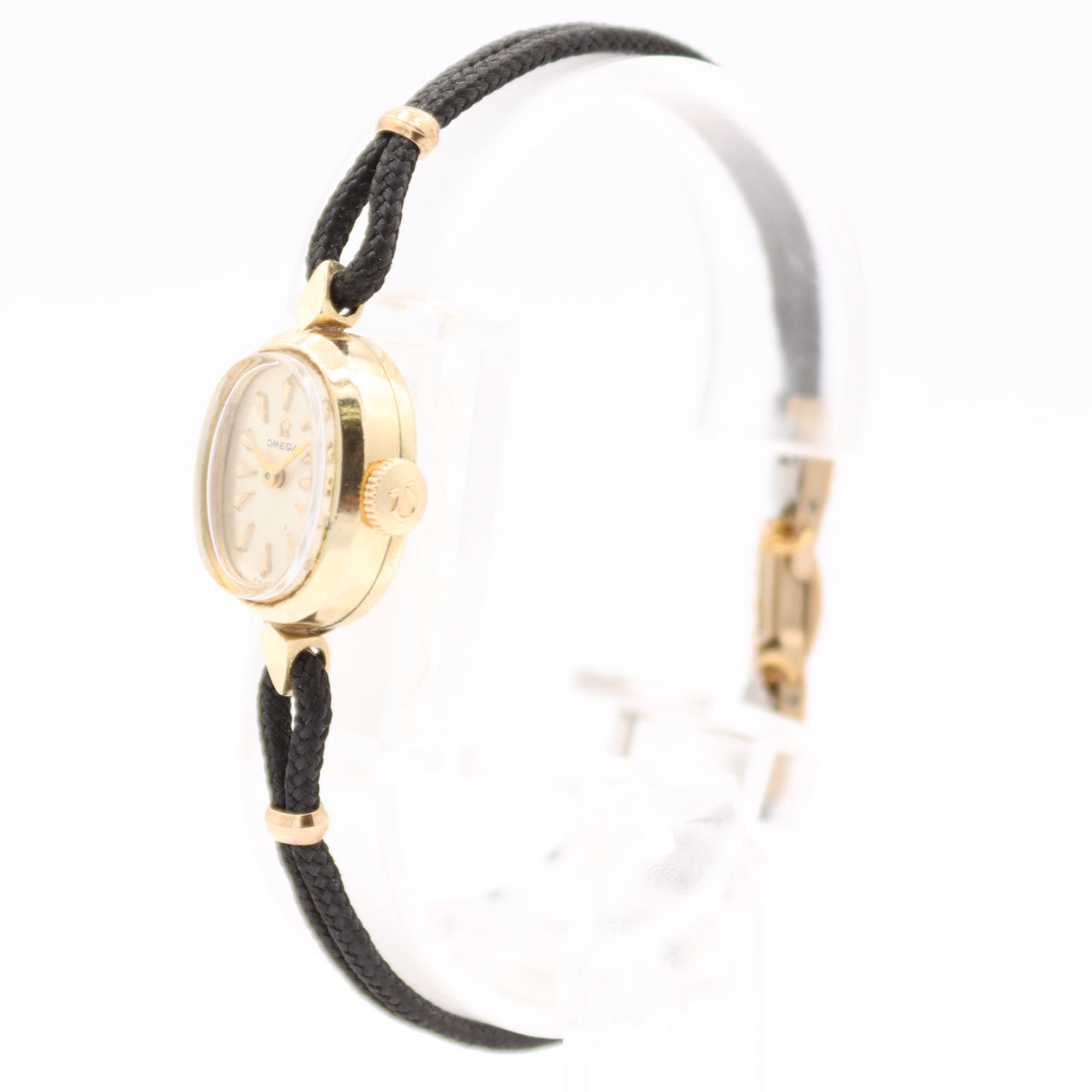 Vintage 14.5mm 1965 Omega Cocktail AA5292 Ladies Mechanical Wristwatch 14k GF