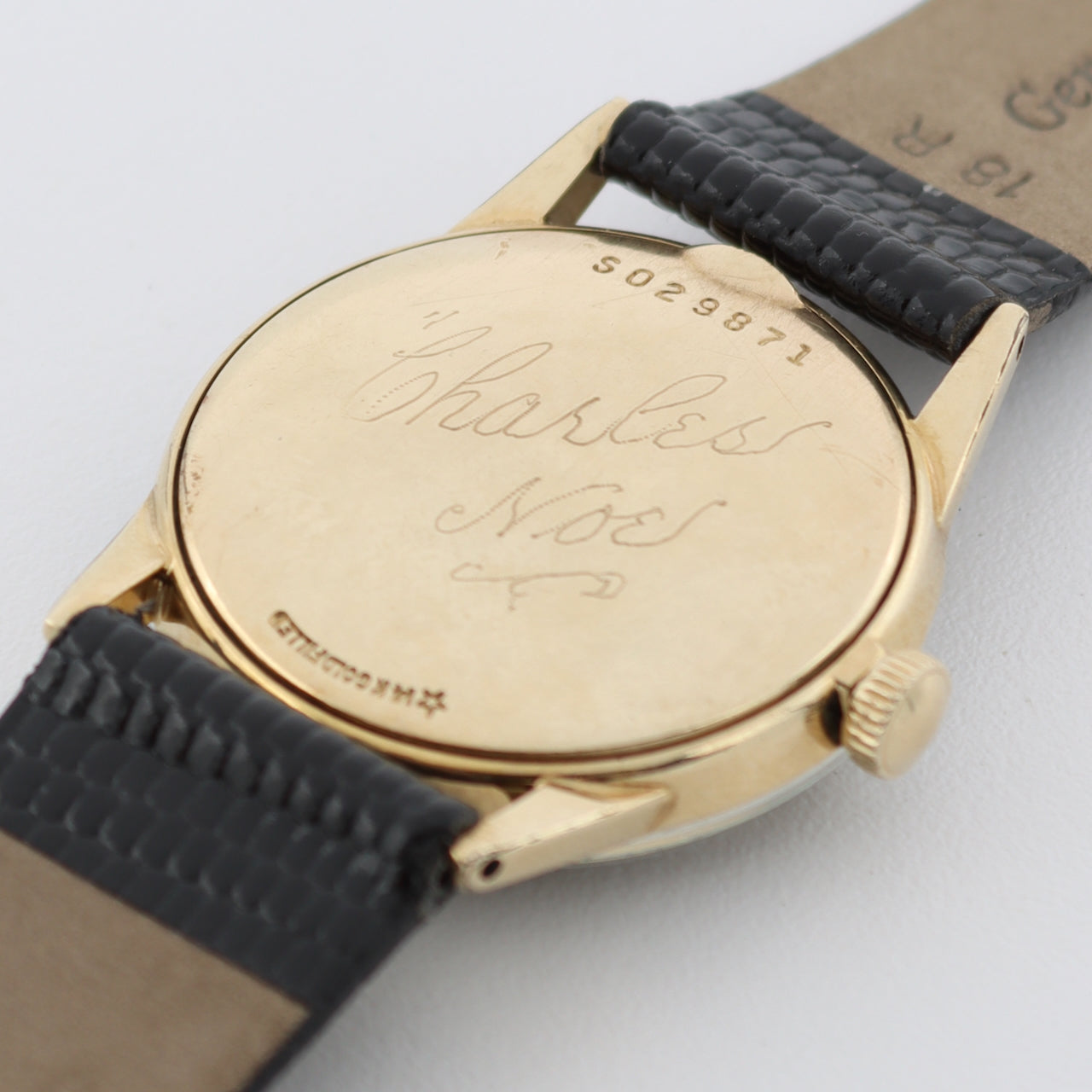 Vintage 30.5mm Lord Elgin 7690 Anthony 23j Men's Mechanical Wristwatch 14k GF