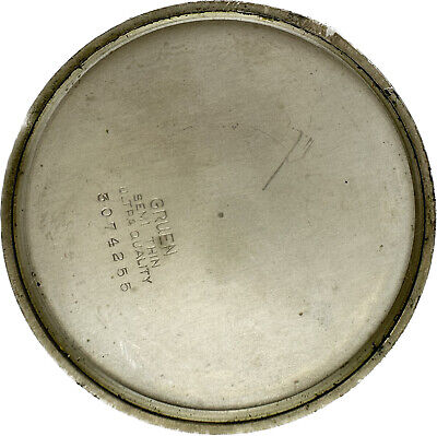 Antique Gruen Guild Manual Pocket Watch 754 for Champion Spark Plug Natchawee