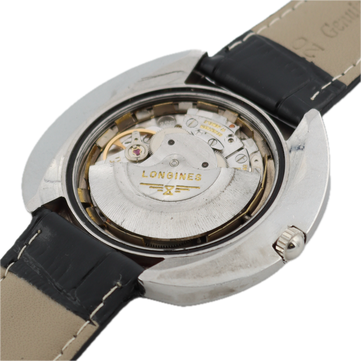 Vintage 44.5mm Longines Admiral 17j Men's Automatic Wristwatch 506 Swiss