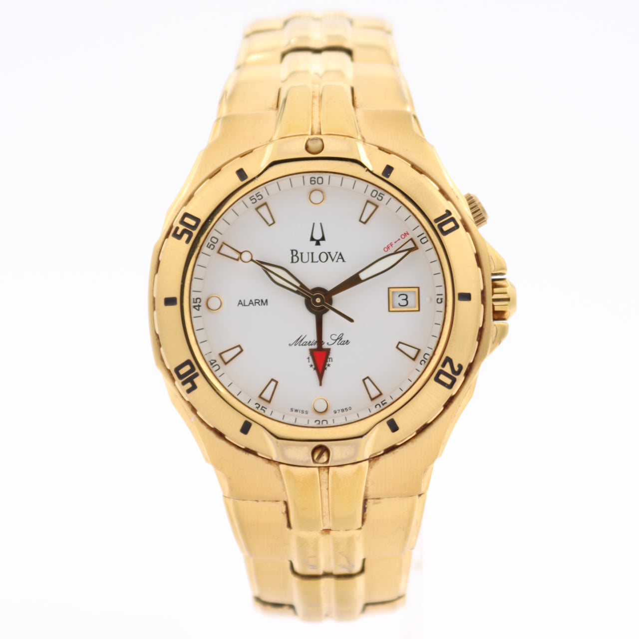 Vintage Bulova Marine Star Alarm 97B50