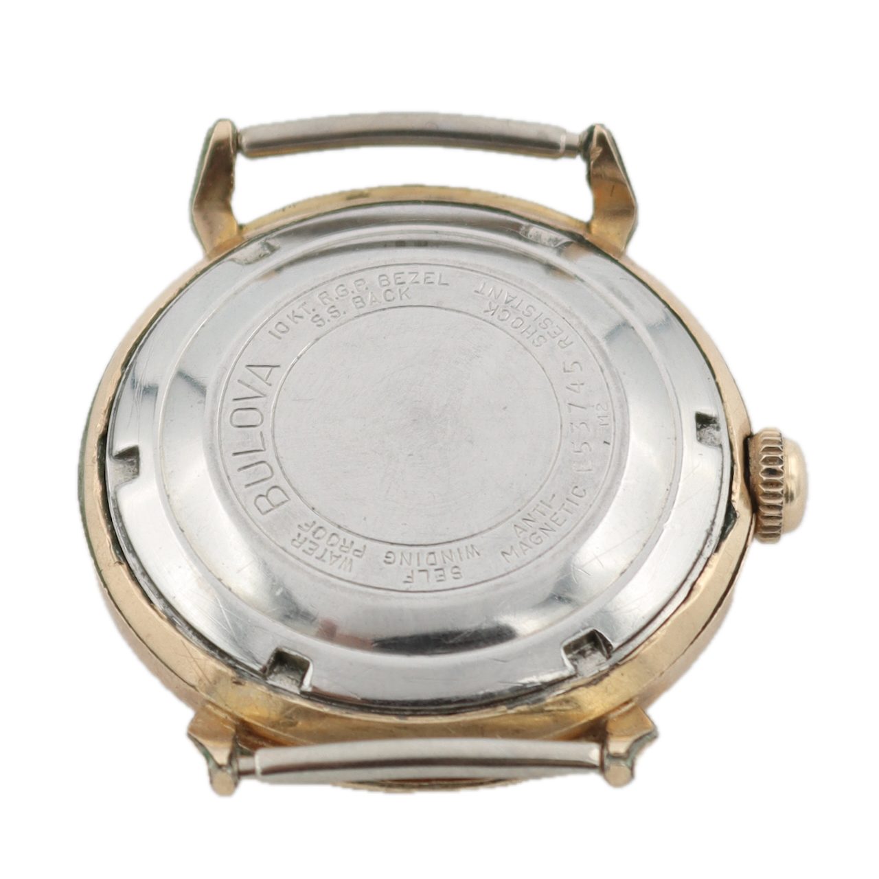 Vintage 1962 Bulova Linen Dial Men's Automatic Wristwatch 11 AFAC Swiss 10k RGP