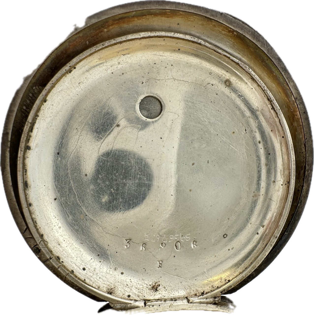 Antique 18S 1864 Waltham Civil War Key Wind Hunter Pocket Watch Ellery Plated